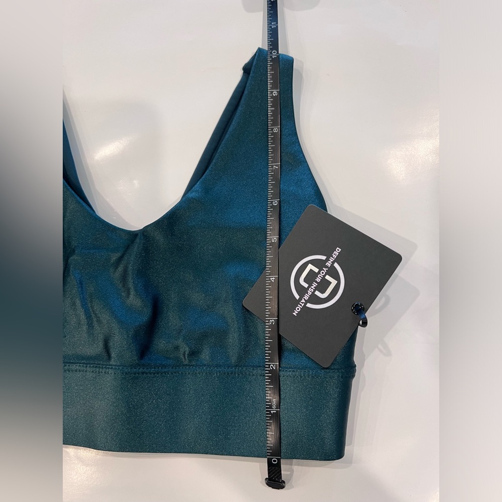 DYI Define Your Inspiration green high shine sports bra activewear x sma… - Picture 8 of 8